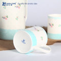 7pcs Pot And Mug Plain White Ceramic Tea Set, Promotional Antique Tea Set